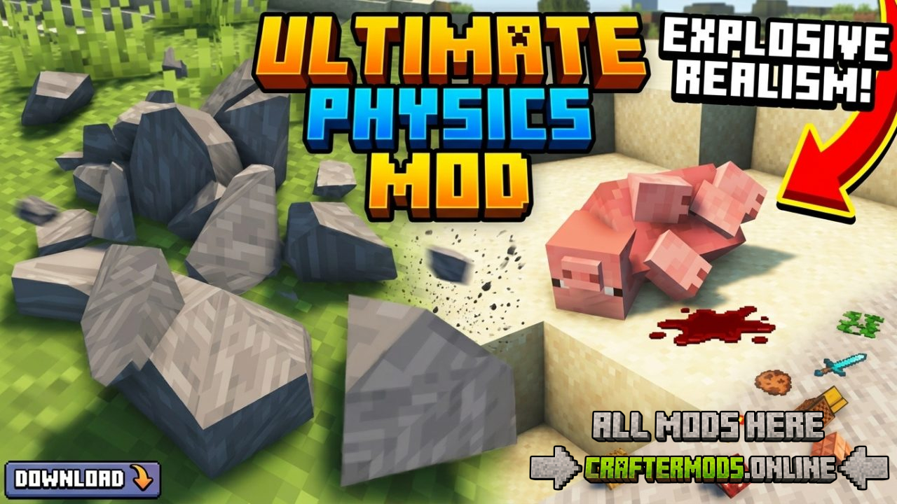 Physics Mod for Minecraft — Ragdolls, Collapsing Structures & Item Physics | Full Guide