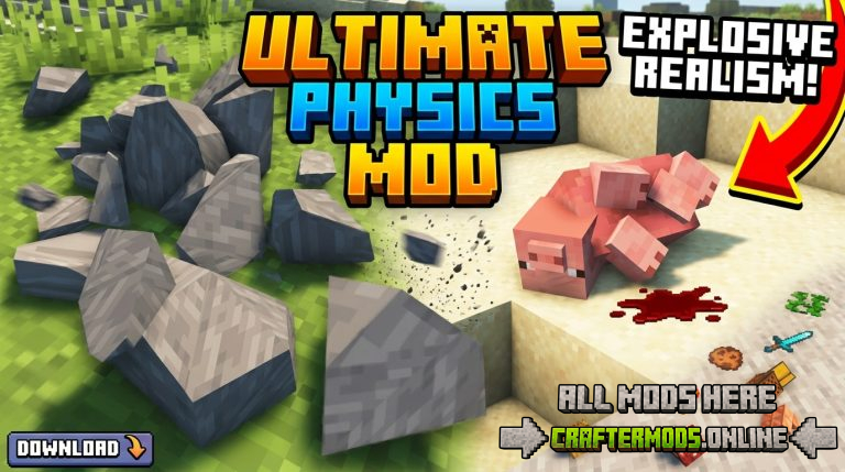Physics Mod for Minecraft — Ragdolls, Collapsing Structures & Item Physics | Full Guide