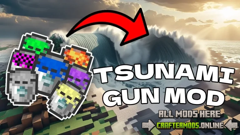 Tsunami Mod for Minecraft — The Ultimate Flood & Disaster Simulation